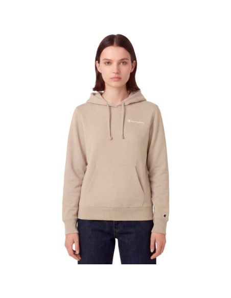 Champion Women's Hoodie Sweatshirt Beige 118404 MS041