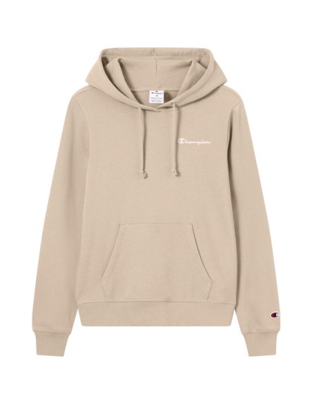 Champion Women's Hoodie Sweatshirt Beige 118404 MS041