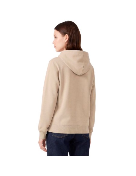 Champion Women's Hoodie Sweatshirt Beige 118404 MS041