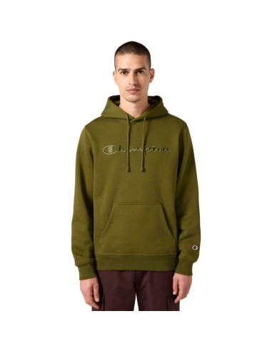 Champion Hooded Sweatshirt Men's Olive 220271 GS585