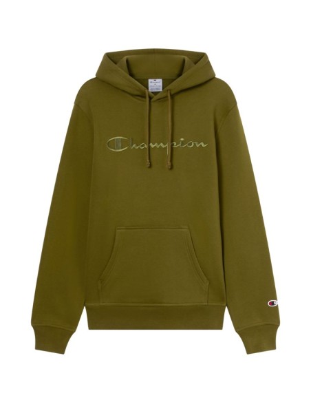 Champion Hooded Sweatshirt Men's Olive 220271 GS585