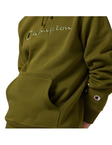 Champion Hooded Sweatshirt Men's Olive 220271 GS585