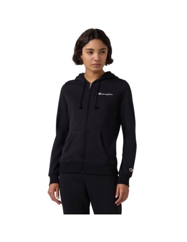 Champion Women's Full Zip Hoodie Sweatshirt Black 118406 KK001
