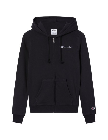 Champion Women's Full Zip Hoodie Sweatshirt Black 118406 KK001