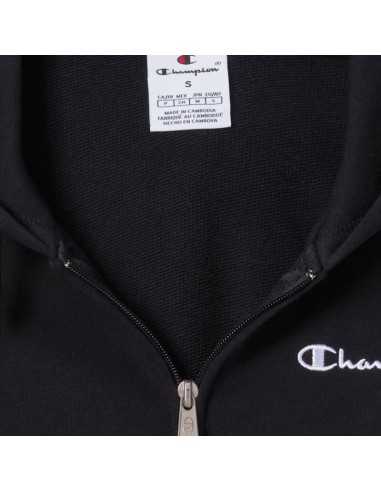 Champion Women's Full Zip Hoodie Sweatshirt Black 118406 KK001