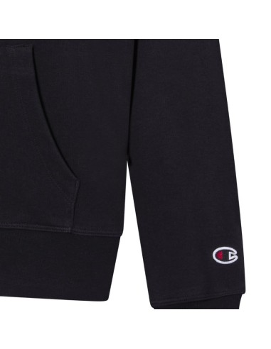 Champion Women's Full Zip Hoodie Sweatshirt Black 118406 KK001