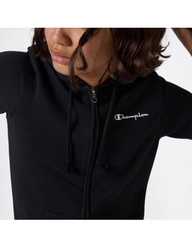 Champion Women's Full Zip Hoodie Sweatshirt Black 118406 KK001