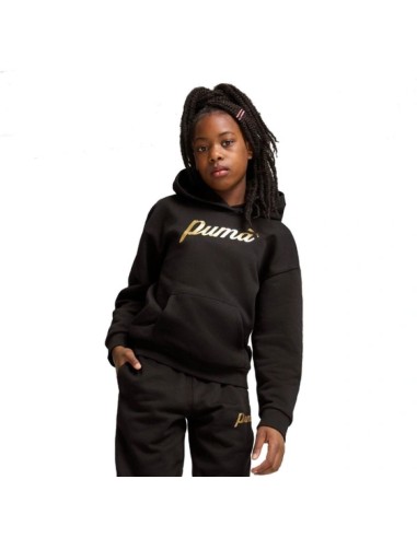 Puma ESS Script kangaroo sweatshirt for girls