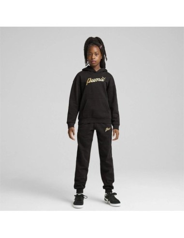 Puma ESS Script kangaroo sweatshirt for girls