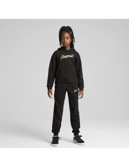 Puma ESS Script kangaroo sweatshirt for girls