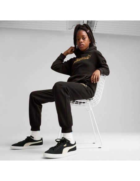 Puma ESS Script kangaroo sweatshirt for girls