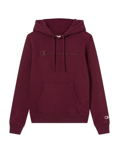 Champion Hooded Sweatshirt Women's Burgundy 118379 RS522