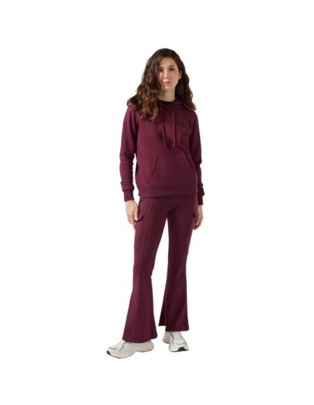 Champion Hooded Sweatshirt Women's Burgundy 118379 RS522