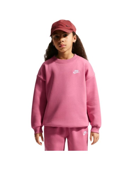 Nike Sportswear Club Fleece Kids' Sweatshirt Pink FD2923 641