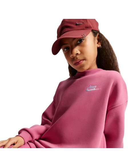 Nike Sportswear Club Fleece Kids' Sweatshirt Pink FD2923 641