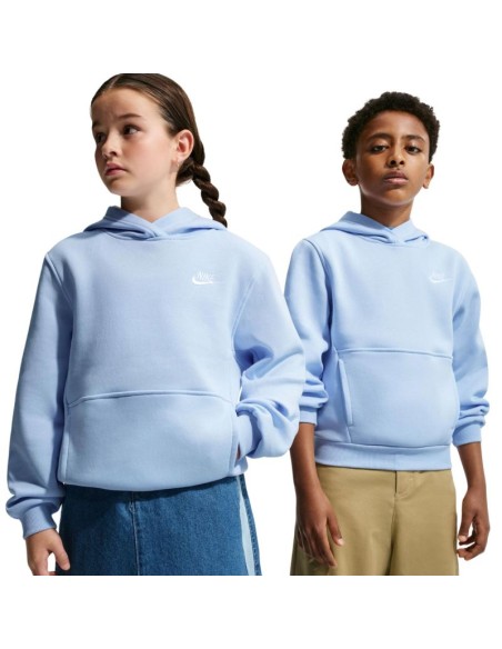 Nike Sportswear Club Fleece Kids' Sweatshirt Light Blue FD3000 408