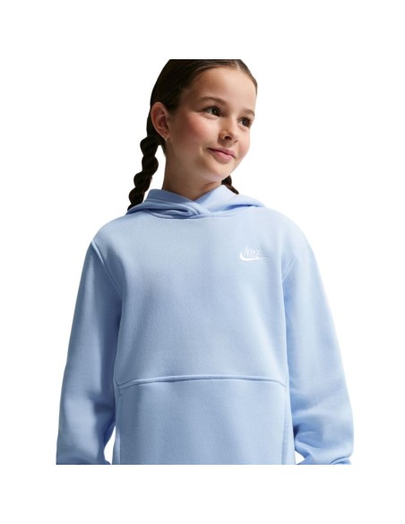 Nike Sportswear Club Fleece Kids' Sweatshirt Light Blue FD3000 408