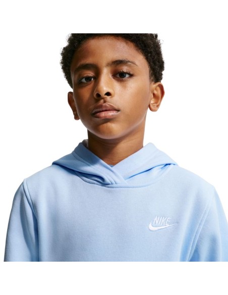 Nike Sportswear Club Fleece Kids' Sweatshirt Light Blue FD3000 408