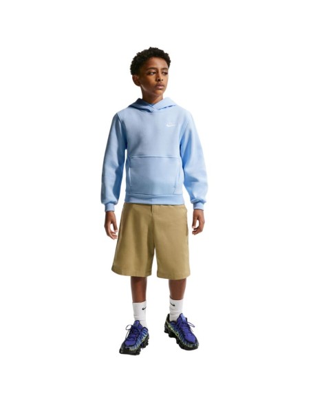 Nike Sportswear Club Fleece Kids' Sweatshirt Light Blue FD3000 408