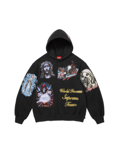 Supreme Stickers Hooded Sweatshirt Black FW26SW67BLACK MBS