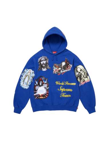 Supreme Stickers Hooded Sweatshirt Royal FW26SW67ROYAL MBS