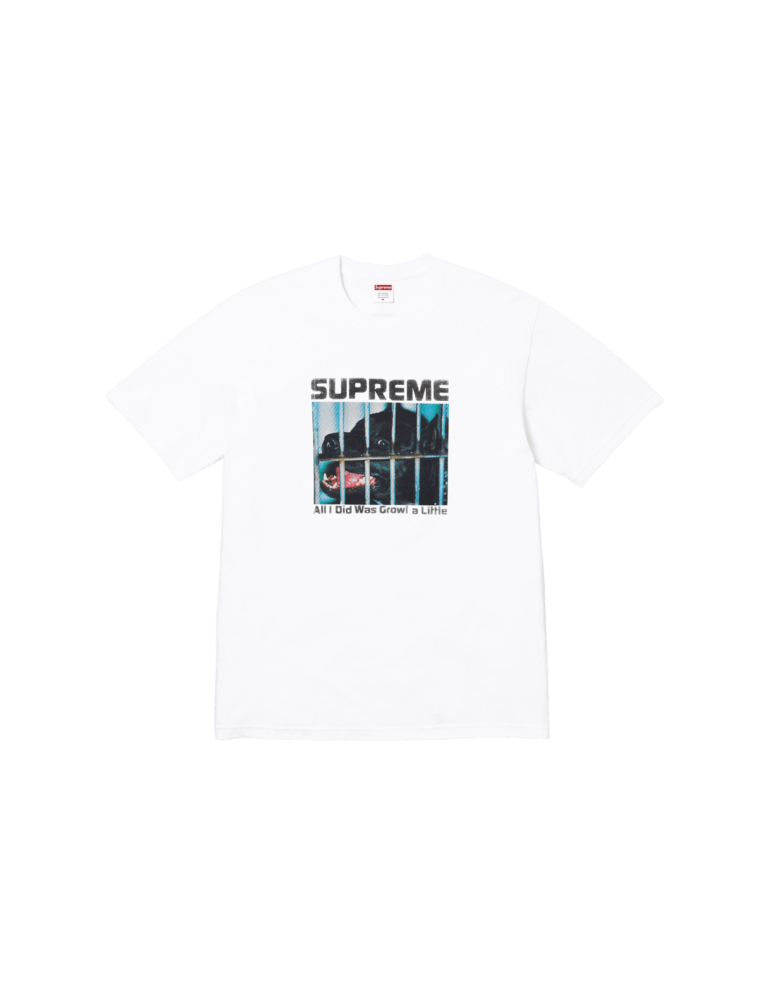 Supreme - ΣΗΜΑΝΤΙΚΟ: Σε περίπτωση διαφοράς τιμής από το κατάστημα ισχύει παντα και μόνο η τιμή του καταστήματος Supreme Growl Tee 'White' FW26T5WHITE MBS