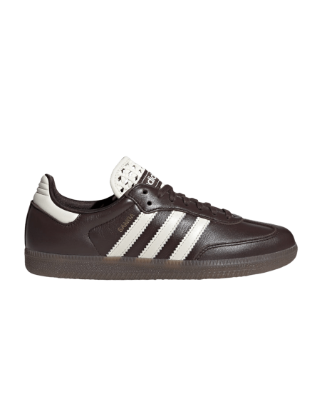 adidas Samba OG Basketweave Tongue Aurora Coffee Off White Women's IH3982 MBS