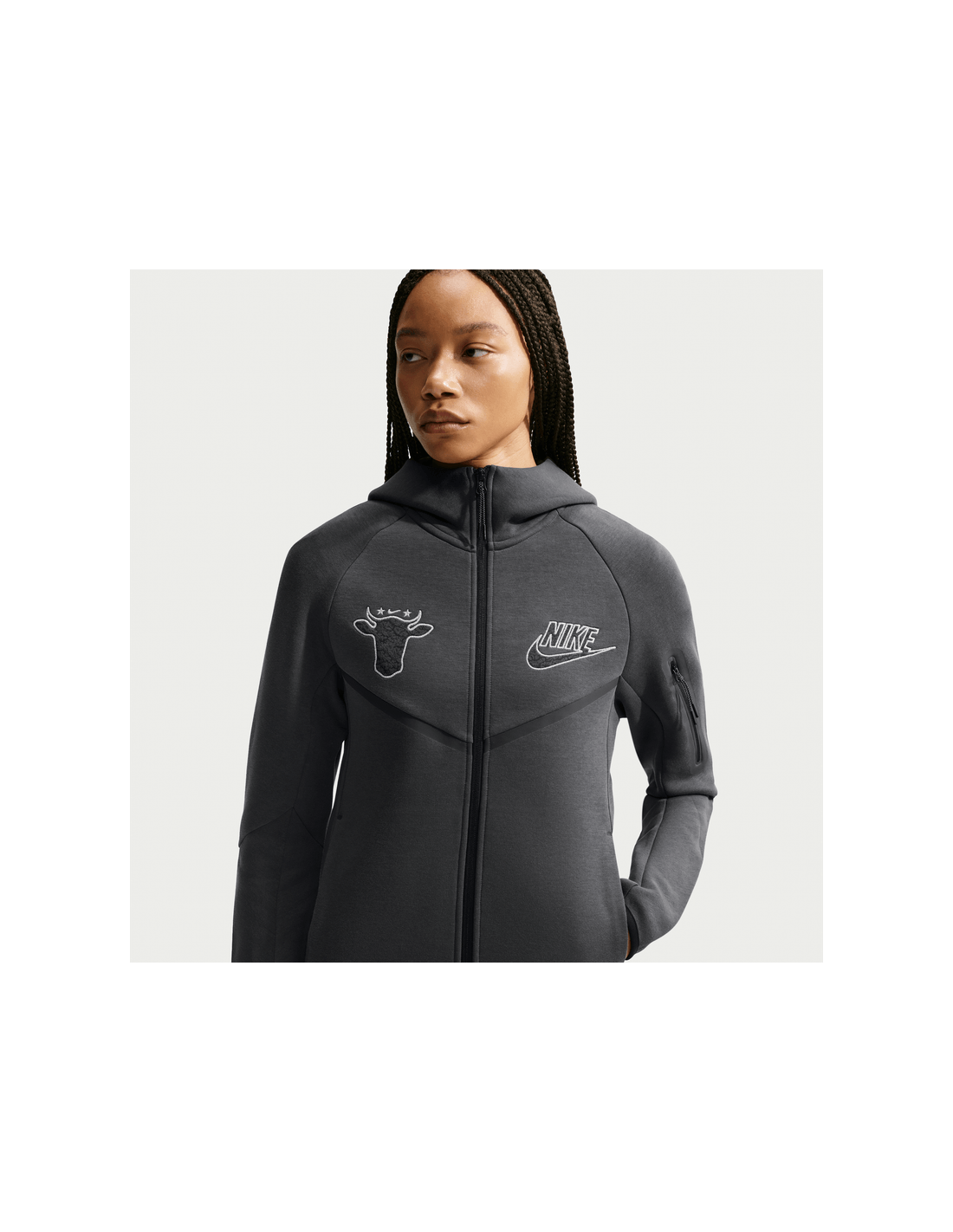 Nike Energy x Wagyu Tech Fleece FullZip Hoodie Black IV4834060 MBS