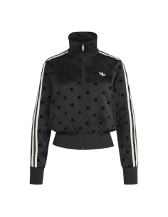adidas Satin Polka Dots TT Track Jacket Black Women's KV1166 MBS