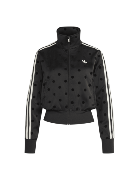 adidas Satin Polka Dots TT Track Jacket Black Women's KV1166 MBS