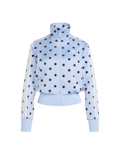 Adidas Satin Polka Dots TT Track Top Clear Sky KV1167 MBS