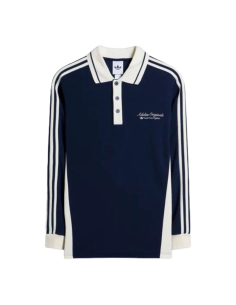 adidas Long Sleeved Polo Shirt Night Indigo KW5687 MBS