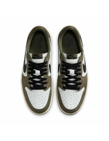 Jordan 1 Retro Low Medium Olive Summit White Sail Black HQ6998200 MBS