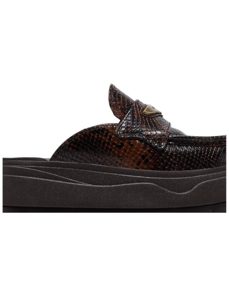 Jordan Mule Croc Velvet Brown Women's IB1497200 MBS