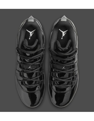 Jordan 11 Low TD Cleat Patent Black IQ8113001 MBS