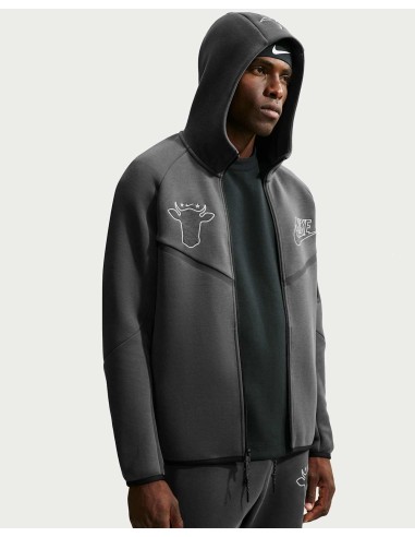 Nike Energy x Wagyu Tech Fleece FullZip Hoodie Black IV4834060 MBS