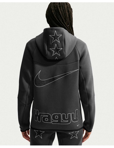 Nike Energy x Wagyu Tech Fleece FullZip Hoodie Black IV4834060 MBS