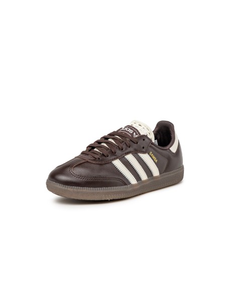 adidas Samba OG Basketweave Tongue Aurora Coffee Off White Women's IH3982 MBS