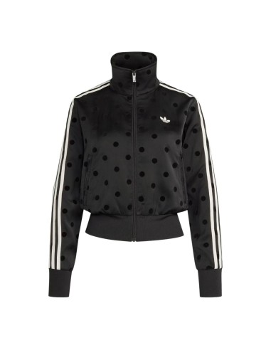 adidas Satin Polka Dots TT Track Jacket Black Women's KV1166 MBS