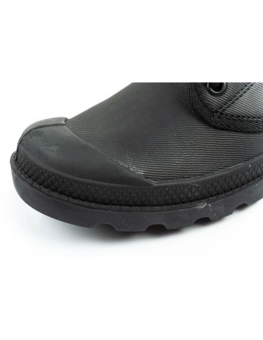 Palladium Women's Baggy Coated High Top Sneakers Fashionable Black
