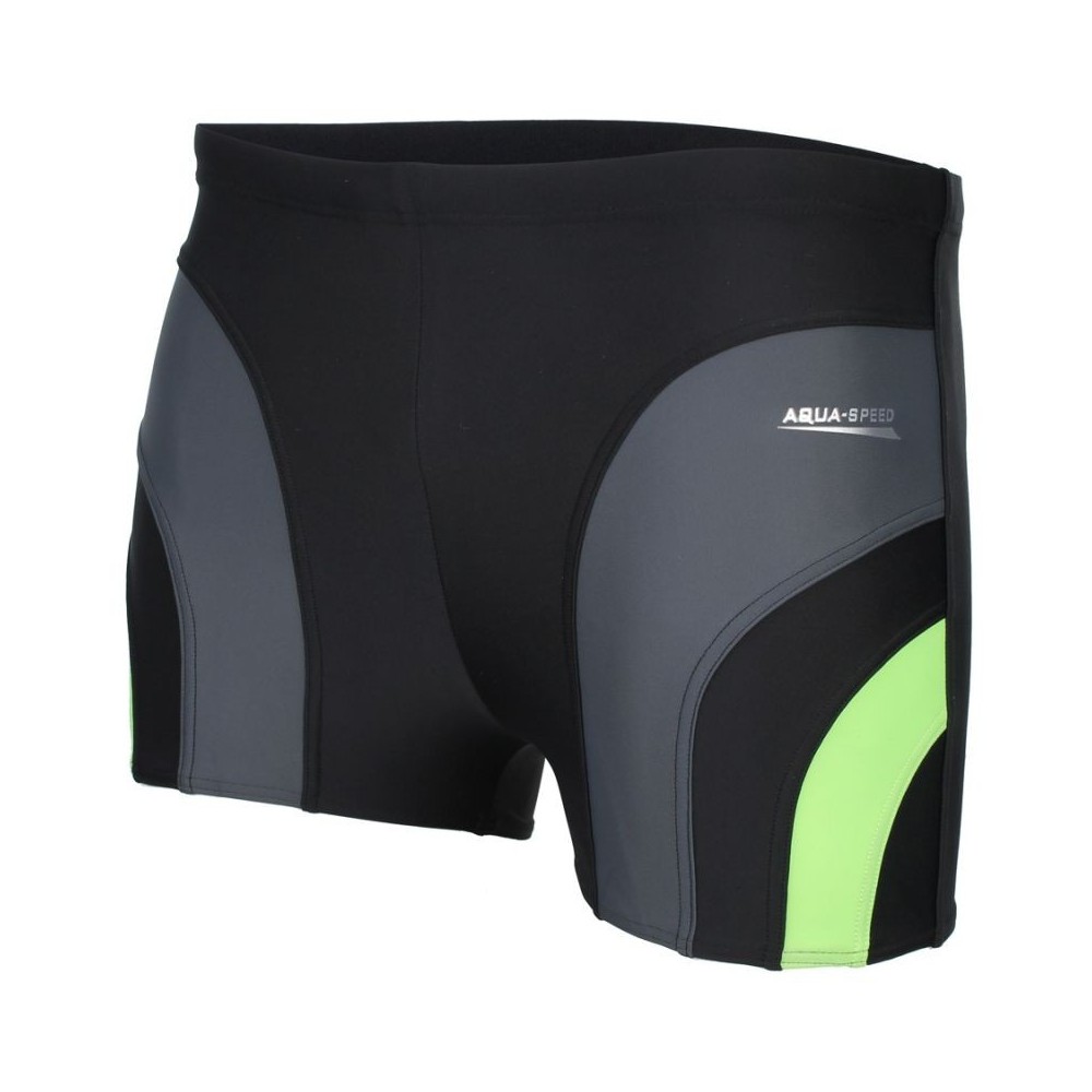 Aquaspeed ​​Sasha Ανδρικό Μαγιό Σορτς Μαύρο με Σχέδια 4