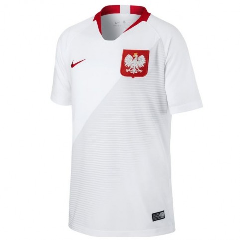 Μπλουζάκι της Εθνικής Πολωνίας Nike Stadium Home Junior 894015-100