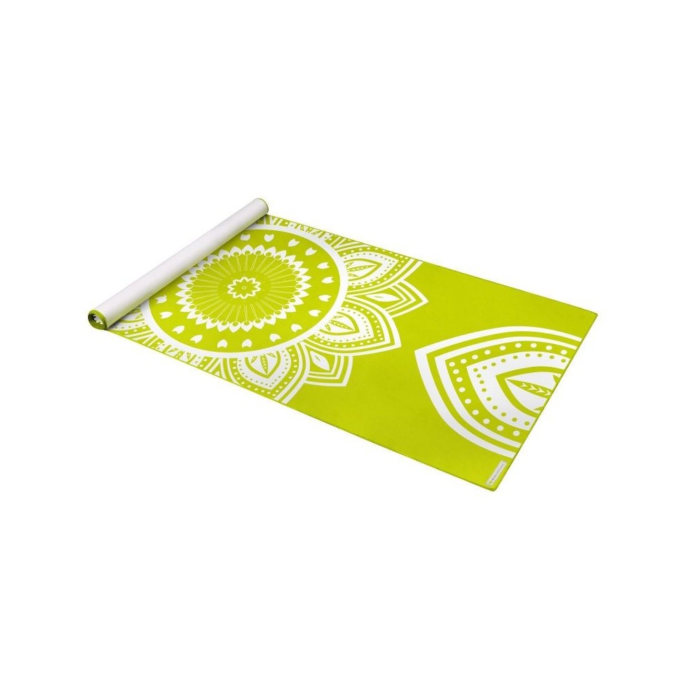 Ecowellness QB-041 Πετσέτα Yoga Γυμναστηρίου με Μικροΐνες Πράσινη 183x61cm