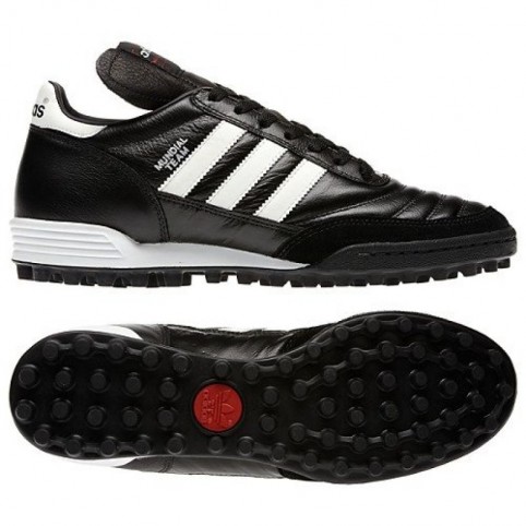 Adidas Mundial Team TF 019228 Χαμηλά Ποδοσφαιρικά Παπούτσια με Σχάρα Black / Footwear White / Red