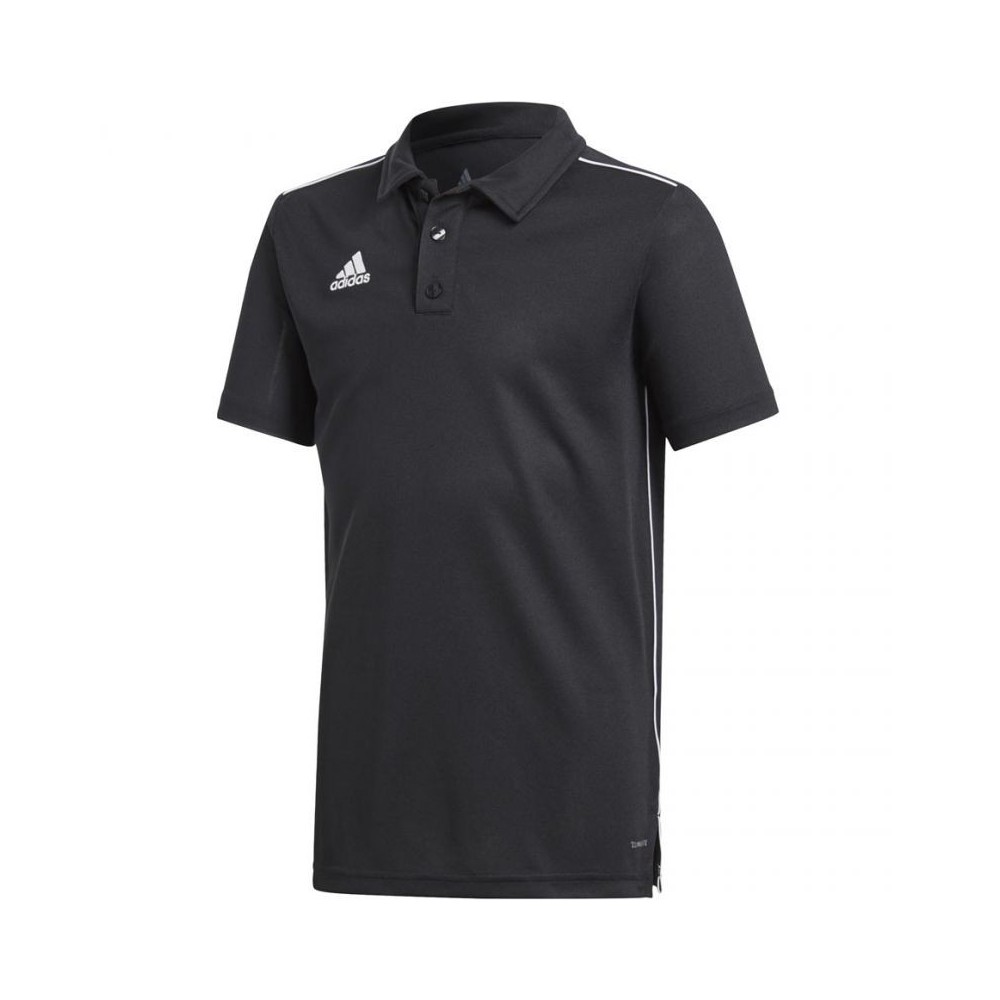 Adidas Παιδικό Καλοκαιρινό Polo Κοντομάνικο Μαύρο Core 18 CE9038