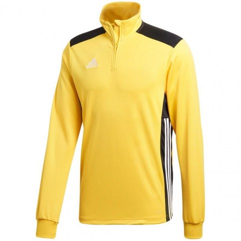 Adidas Regista 18 Training Ανδρική Μπλούζα με Φερμουάρ Μακρυμάνικη Κίτρινη CZ8648