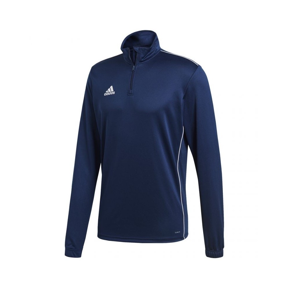 Adidas Core 18 Ανδρική Μπλούζα με Φερμουάρ Μακρυμάνικη Navy Μπλε CV3997