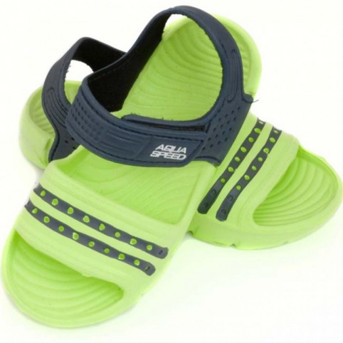 Sandals Aqua-speed Noli green navy blue col .84