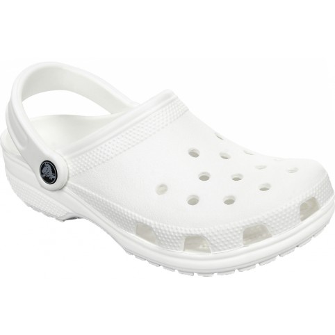 Crocs Classic Ανδρικά Παπούτσια Θαλάσσης Λευκά 10001-100