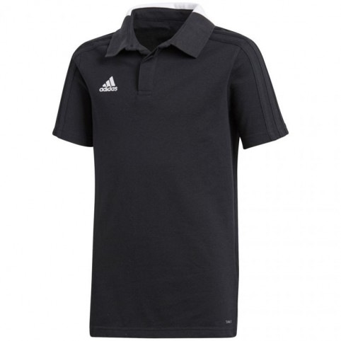 T-shirt adidas Condivo 18 Cotton Polo JR CF4373 black